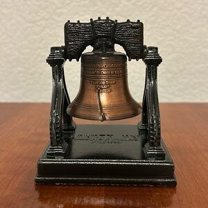 Liberty Bell Bicentennial Cast Metal On Souvenir Proclaimed Freedom July 1776